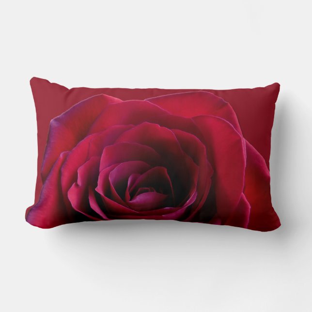 Rosen-Kissen-personalisierte Rosen-Kissen u. Dekor Lendenkissen (Vorderseite)