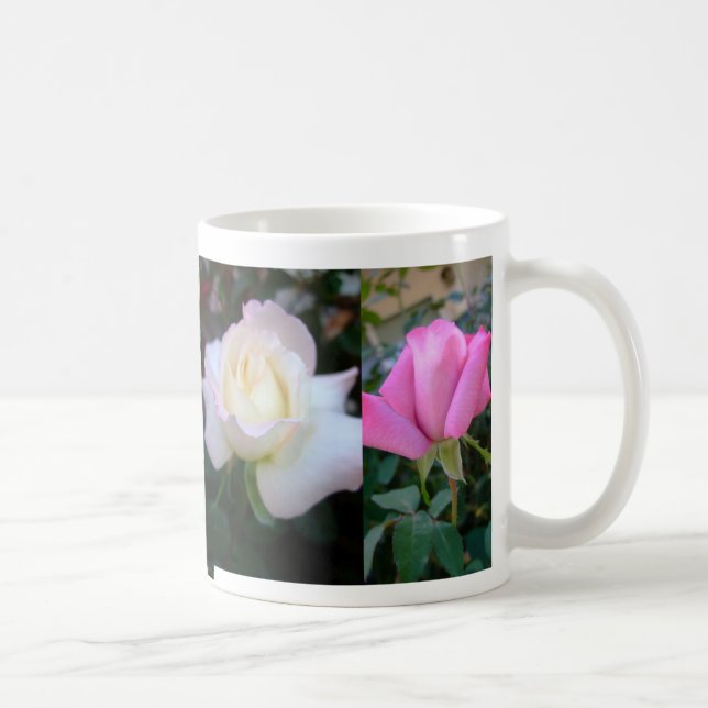 Rosen-Knospen-Kaffee-Tasse Kaffeetasse (Rechts)
