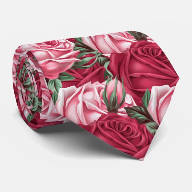 Rosen Krawatte (Gerollt)