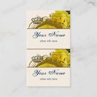 Rosen, Krone, Wirbel u. Visitenkarte