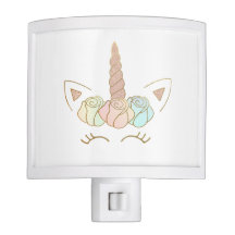 Rosen-Kroneunicorn-Nachtlicht