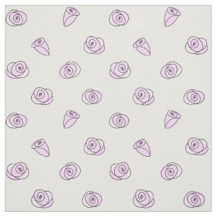 Rosen-Lila-Multi-Stoff Stoff