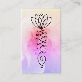 *~* Rosen-Lotos-Herz-Nirwana-Yoga-Massage Reiki Visitenkarte