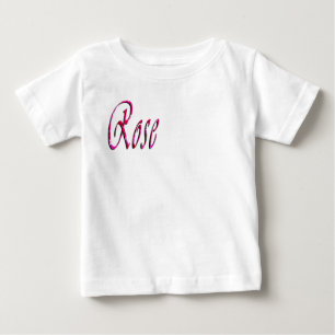 Rosen Mädchenname, Baby T-shirt