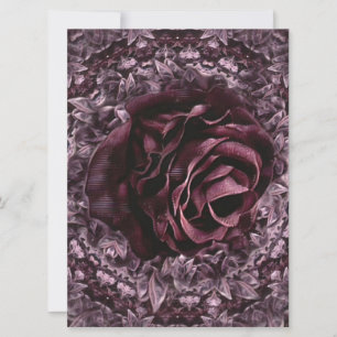 Rosen-Mandala  Feiertagskarte