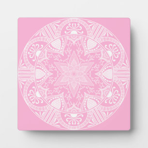 Rosen-Mandala Fotoplatte