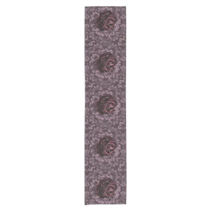 Rosen-Mandala Kurzer Tischläufer