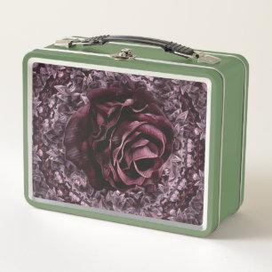 Rosen-Mandala  Metall Brotdose