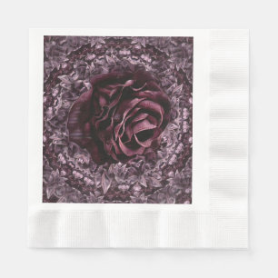 Rosen-Mandala  Serviette