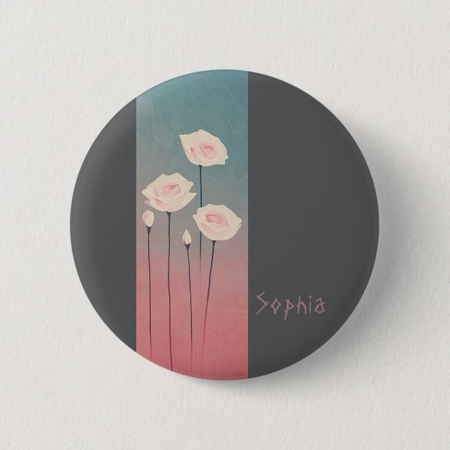 Rosen, Personalized Button (Vorderseite)