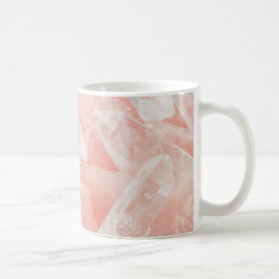 Rosen-Quarz-Kristall Kaffeetasse