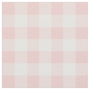 Rosen-Quarz-rosa u. weißer Gingham-Karo Stoff