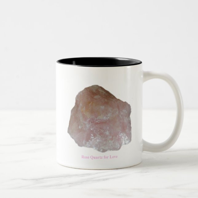 Rosen-Quarz-Tasse durch IreneDesign2011 Zweifarbige Tasse (Rechts)