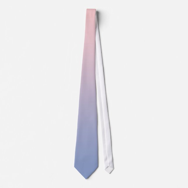 Rosen-Quarz zur Serenity-Blau-Steigung Krawatte (Vorderseite)
