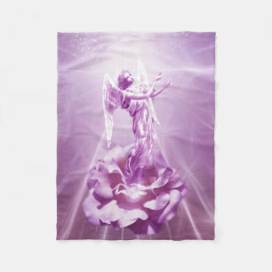 Rosen-rosa Engelsflamme der Liebe Fleecedecke