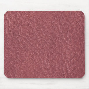 Rosen-rosa lederne Beschaffenheit Mousepad