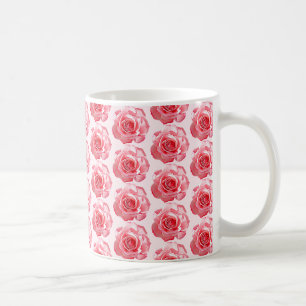 Rosen! Rosen! Rosen! - Zartes Rosa Kaffeetasse