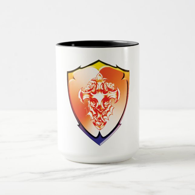 Rosen Schild Tasse (Zentrum)