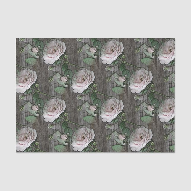 Rosen Seidenpapier (Vorderseite)