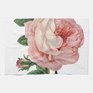 Rosen sind rosa handtuch