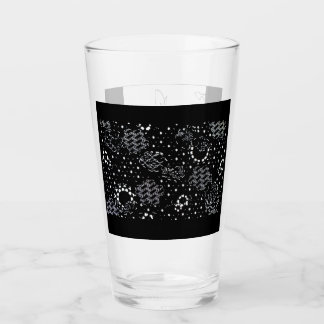 Rosen-Skizze und Sternenlicht-Siebdruck-Glaswaren Glas