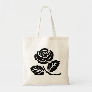 Rosen-Taschentasche des Anarchisten schwarze Tragetasche