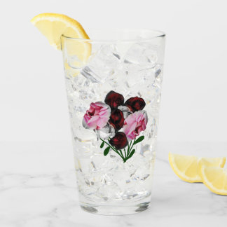 Rosen Trinkglas Glas