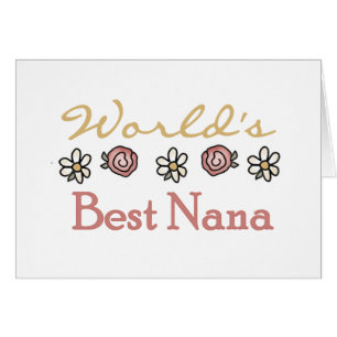 Rosen und die beste Nana der Gänseblümchen-Welt