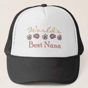 Rosen und die beste Nana der Gänseblümchen-Welt Truckerkappe