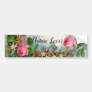 ROSEN UND JASMINEN, BLUMENPracht NATURLIEBHABER BU Autoaufkleber