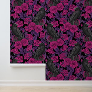 Rosen und Rosen Tapete
