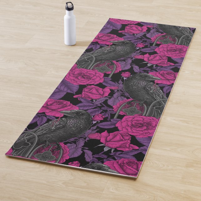 Rosen und Rosen Yogamatte (Beispiel)