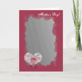 Rosen- und Spitzeherz! Karte