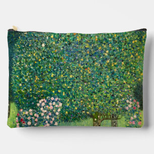 Rosen unter den Bäumen Gustav Klimt Kunstdruck Zubehörtasche