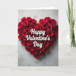 Rosen Valentinstag Glückwunschkarte Karte