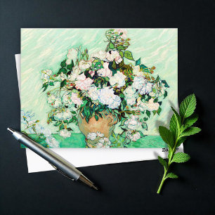 Rosen von Vincent van Gogh Postkarte