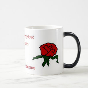 Rosen-Zitat-verwandelnde Kaffee-Tasse Verwandlungstasse