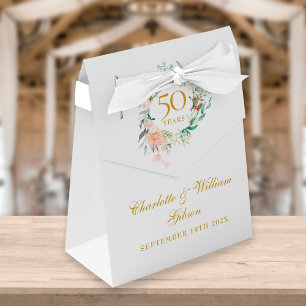 Rosen zum 50. Hochzeitstag Geschenkschachtel