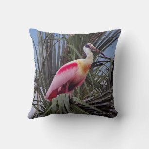 Rosenate Spoonbill Kissen