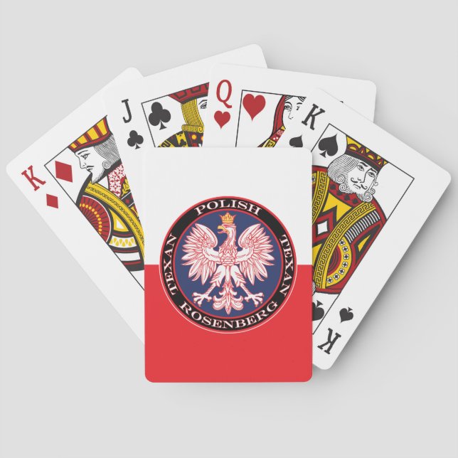 Rosenberg Runde Polnisch Texan Spielkarten (Rückseite)
