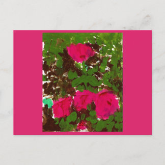 Rosenbett postkarte