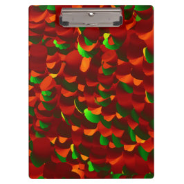  Rosenblätter abstrakt Klemmbrett