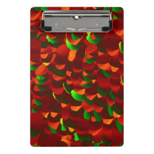 Rosenblätter abstrakt Mini Klemmbrett