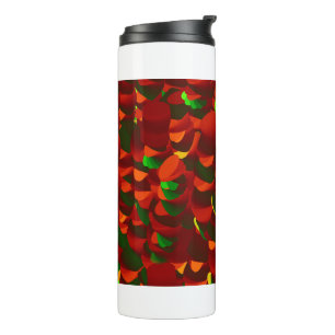  Rosenblätter abstrakt Thermosbecher