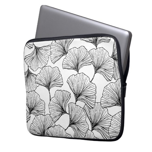 Rosenblätter Laptopschutzhülle (Vorderseite Links)