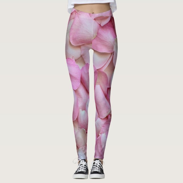 Rosenblätter Leggings (Vorderseite)