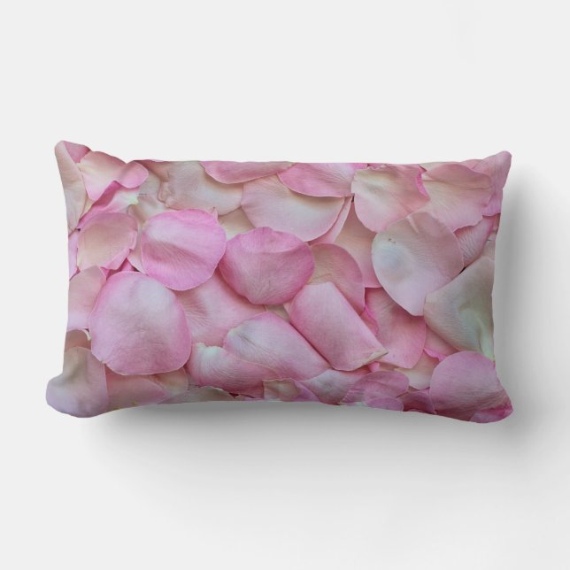 Rosenblätter Lendenkissen (Vorderseite)