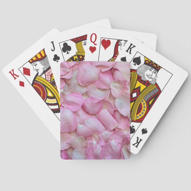 Rosenblätter Spielkarten (Rückseite)