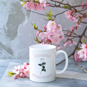 Rosenblättriges Brautparty Kaffeetasse