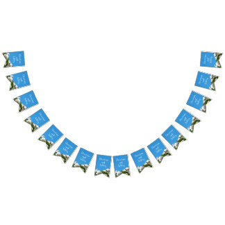 Rosenblume Wimpelkette